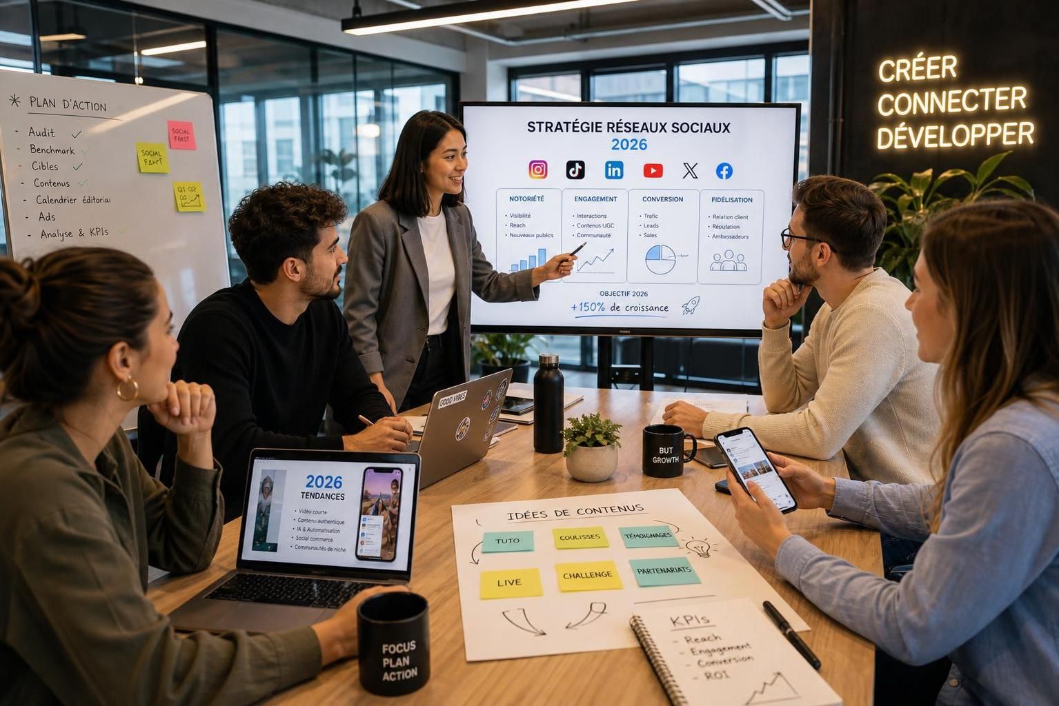 découvrez 7 stratégies efficaces pour faire croître votre entreprise grâce aux réseaux sociaux en 2026 et maximiser votre présence en ligne.