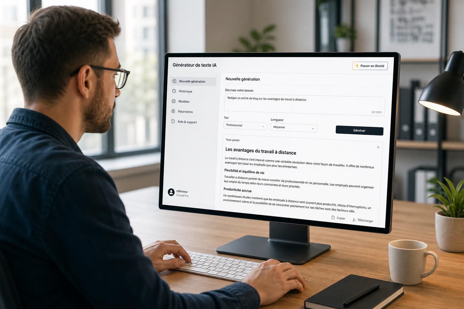 découvrez comment utiliser text maker pour générer rapidement du contenu de qualité grâce à l'intelligence artificielle. optimisez votre rédaction et gagnez du temps facilement.