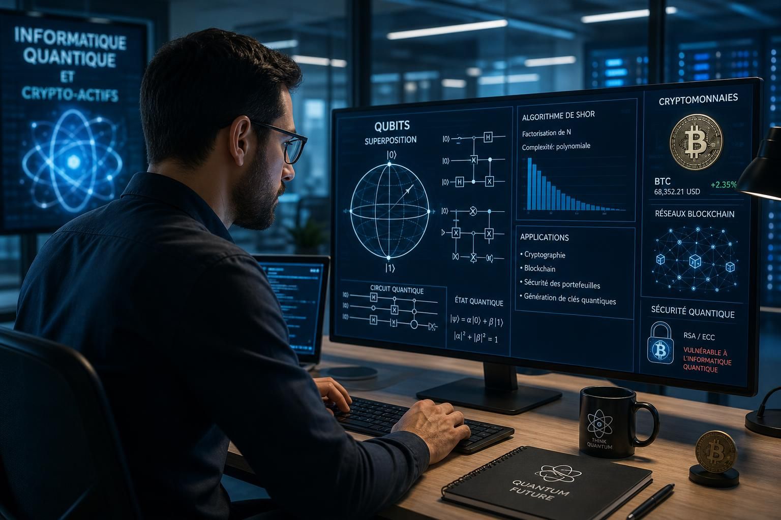 découvrez comment l'informatique quantique influence le monde des cryptomonnaies et ce que cela signifie pour la sécurité et l'avenir des transactions numériques.